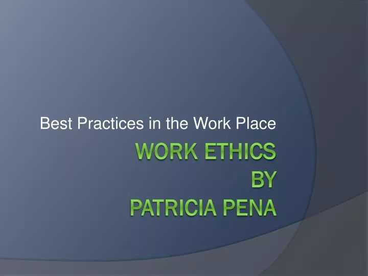 best practices in the work place