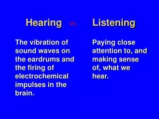 Hearing