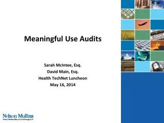 Meaningful Use Audits