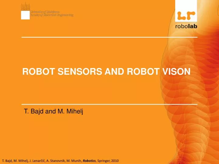 robot sensors and robot vison