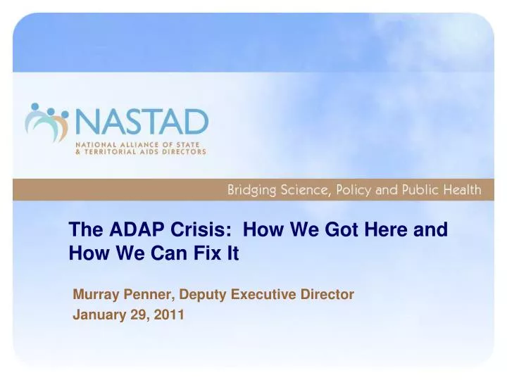 the adap crisis how we got here and how we can fix it