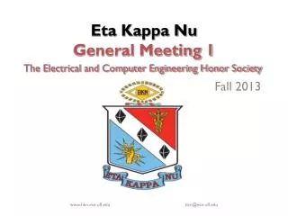 Eta Kappa Nu General Meeting 1