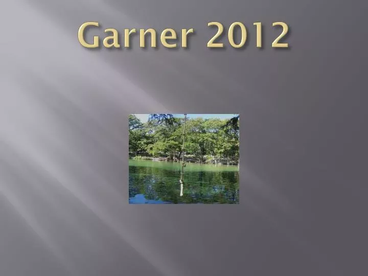 garner 2012