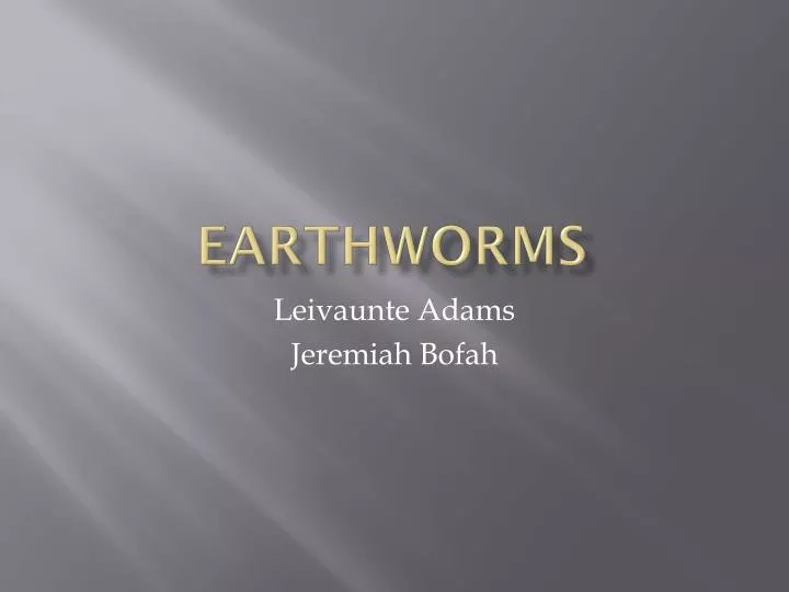 earthworms