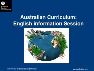 Australian Curriculum: English information Session