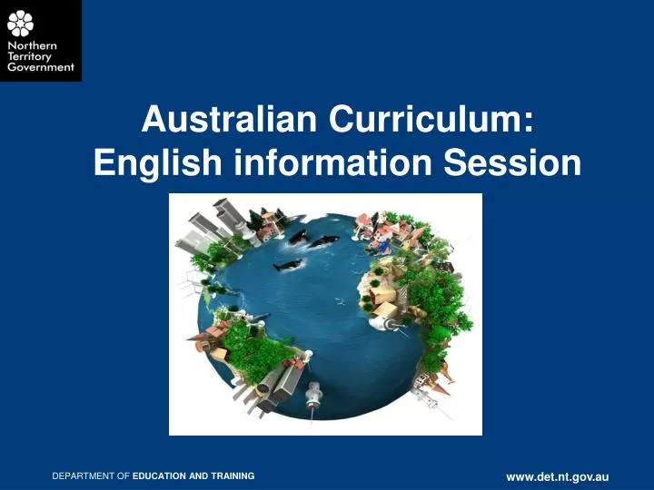 australian curriculum english information session
