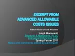 Navigating Cost Allocation Challenges in Federal Programs - slide 1
