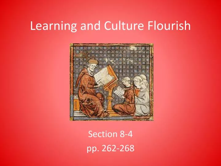 learning and culture flourish