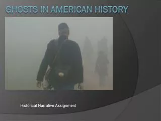 Ghosts in American History