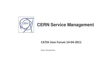 CATIA User Forum 14-04-2011