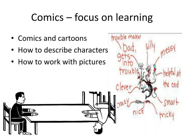 comics focus on learning