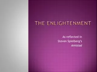 the enlightenment
