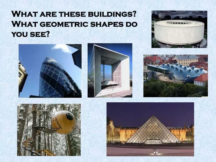 geometric shapes in architecture