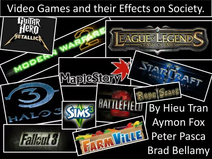 video games and their effects on society