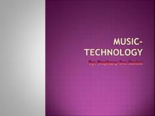 Music-Technology