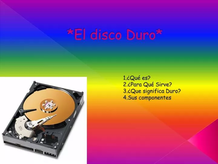 el disco duro