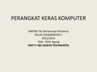 perangkat keras komputer