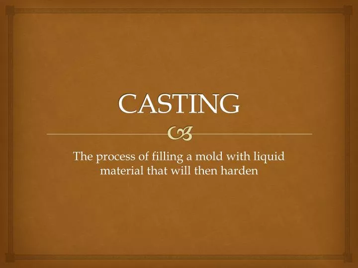 casting