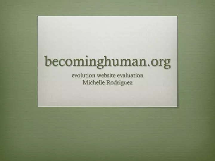 b ecominghuman org