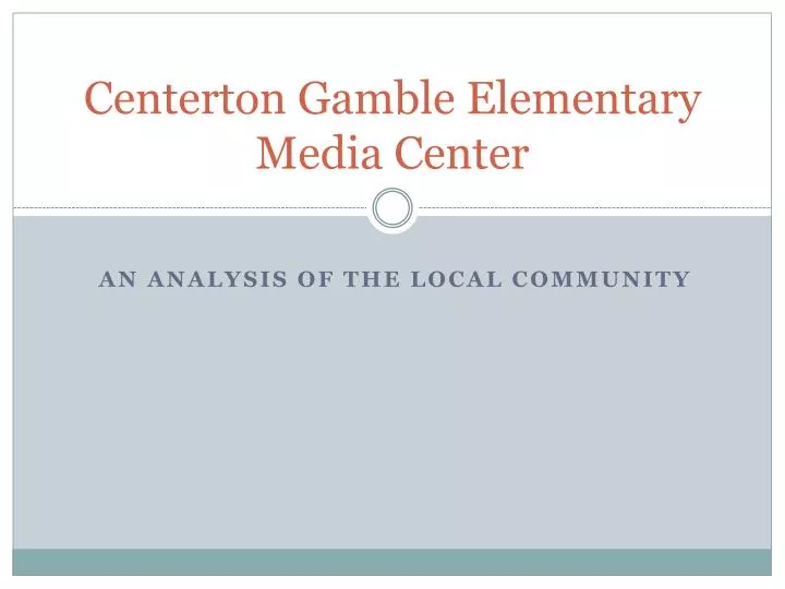 centerton gamble elementary media center