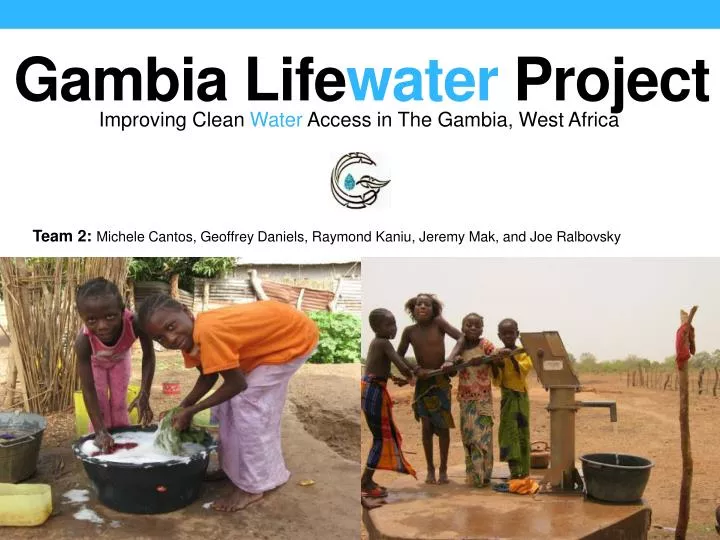 gambia l ife water project