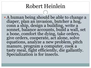 Robert Heinlein