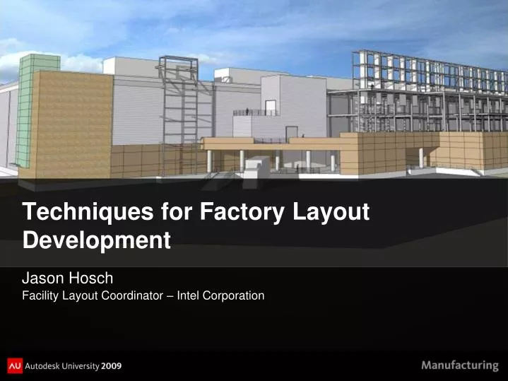 techniques for factory layout development
