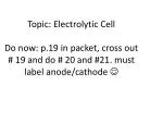 Chemical rxns can produce electricity 										= galvanic (voltaic) cell OR - slide 1
