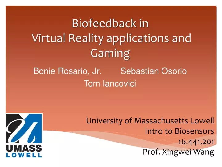 biofeedback in virtual reality applications and gaming
