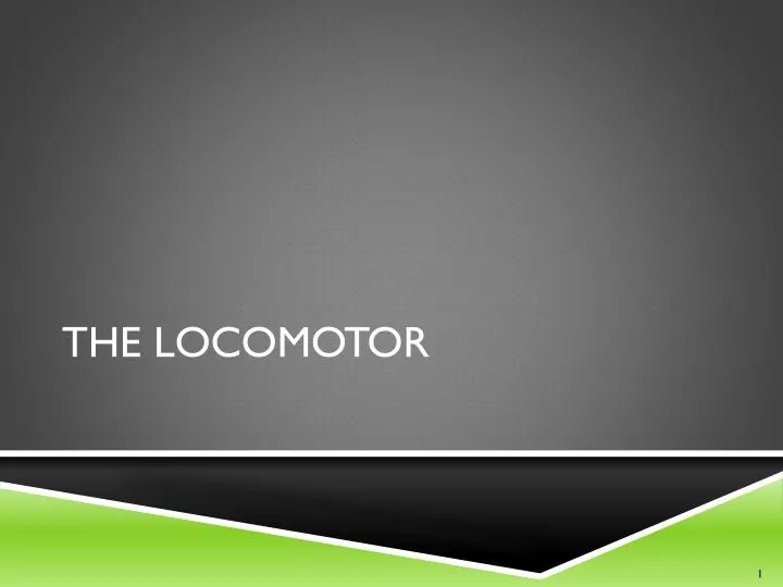 the locomotor