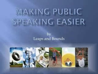 making public speaking easier