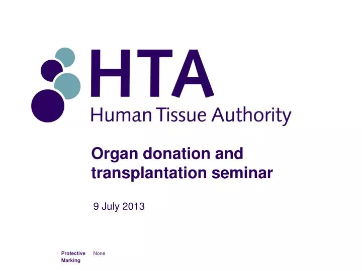 organ donation and transplantation seminar