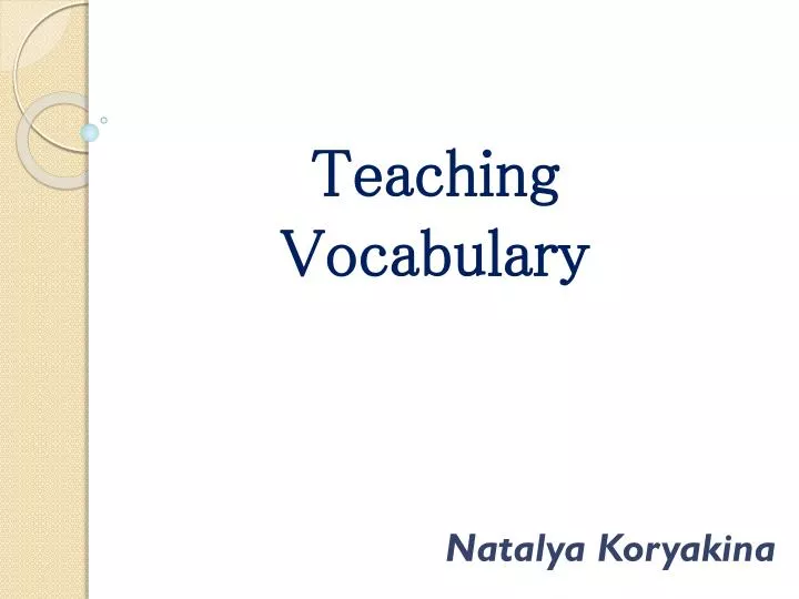 PPT - Analysing and teaching meaning PowerPoint Presentation, free download  - ID:2989284