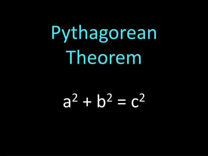 pythagorean theorem