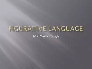 figurative language