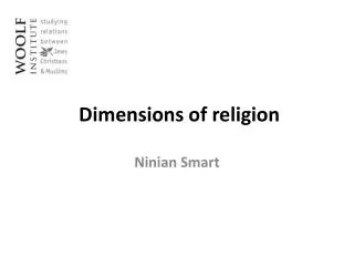 Dimensions of religion