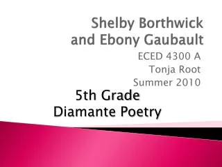 Shelby Borthwick and Ebony Gaubault