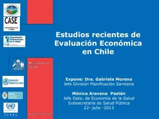 estudios recientes de evaluaci n econ mica en chile