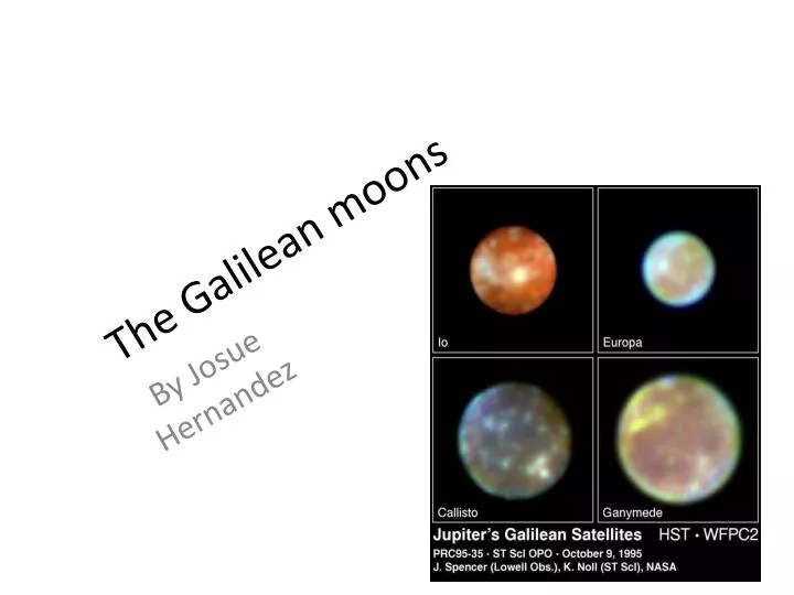 the galilean moons