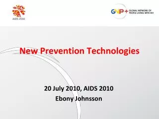 New Prevention Technologies