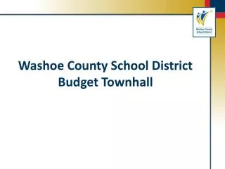Washoe County School District Budget Townhall