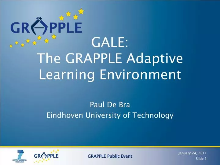 gale the grapple adaptive learning environment