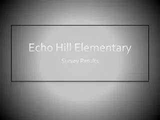 Echo Hill Elementary