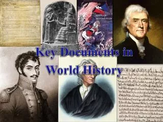 Key Documents in World History