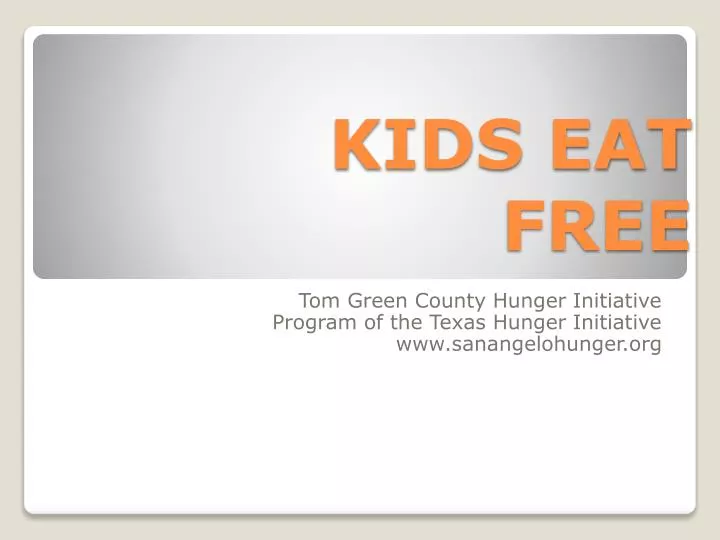 kids eat free