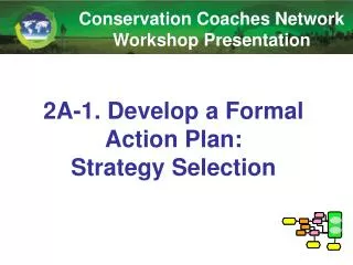 2A-1. Develop a Formal Action Plan: Strategy Selection