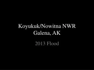 Koyukuk/Nowitna NWR Galena, AK