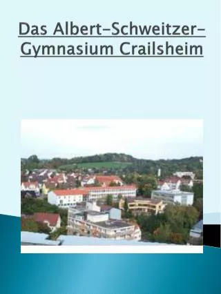 das albert schweitzer gymnasium crailsheim