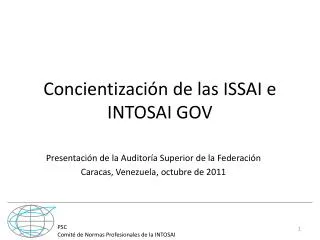 concientizaci n de las issai e intosai gov