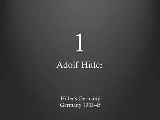 Adolf Hitler